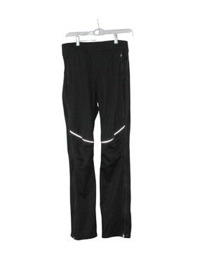 Swix Black Reflective Zip Leg Athletic Cross Country Ski Pants Size M